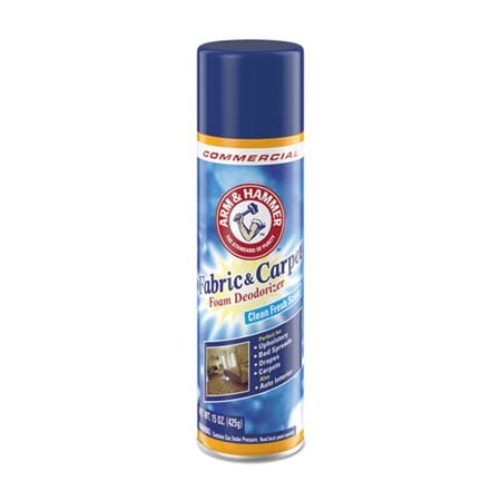 Church & Dwight Co. ArmHammer, Fabric And Carpet Foam Deodorizer, Fresh Scent, 15 Oz Aerosol 3320000514EA